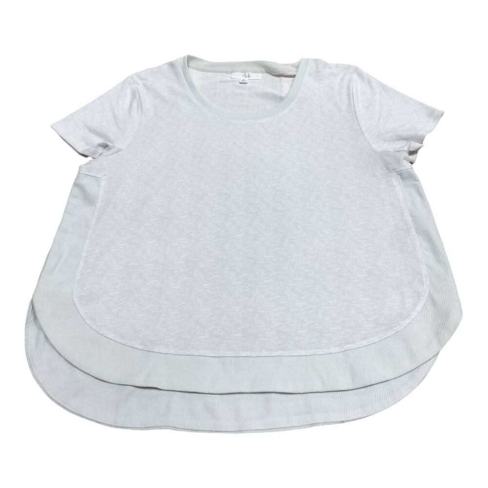 NEW ANDE women's ribbed hem pajama top in space dye